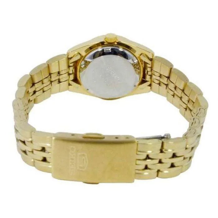 SEIKO SYMA40K1 Automatic Gold Stainless Steel Watch for Women