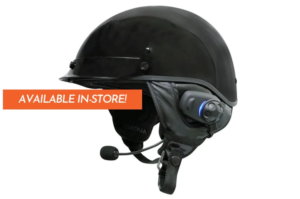 Sena SPH10H-FM Bluetooth Intercom With FM Tuner For Half Helmets