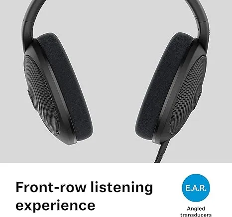 Sennheiser Consumer Audio HD 560 S Over-The-Ear Audiophile Headphones - Neutral Frequency Response, E.A.R. Technology for Wide Sound Field, Open-Back Earcups, Detachable Cable, (Black) (HD 560S)