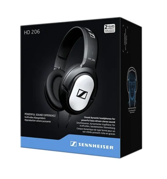 Sennheiser HD 206 Over Ear Headphones