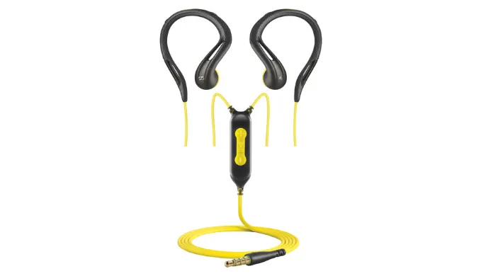 Sennheiser OMX 680i Adidas Sports Earclip Headphones with Mic and Remote (Refurbished) - Ships Next Day