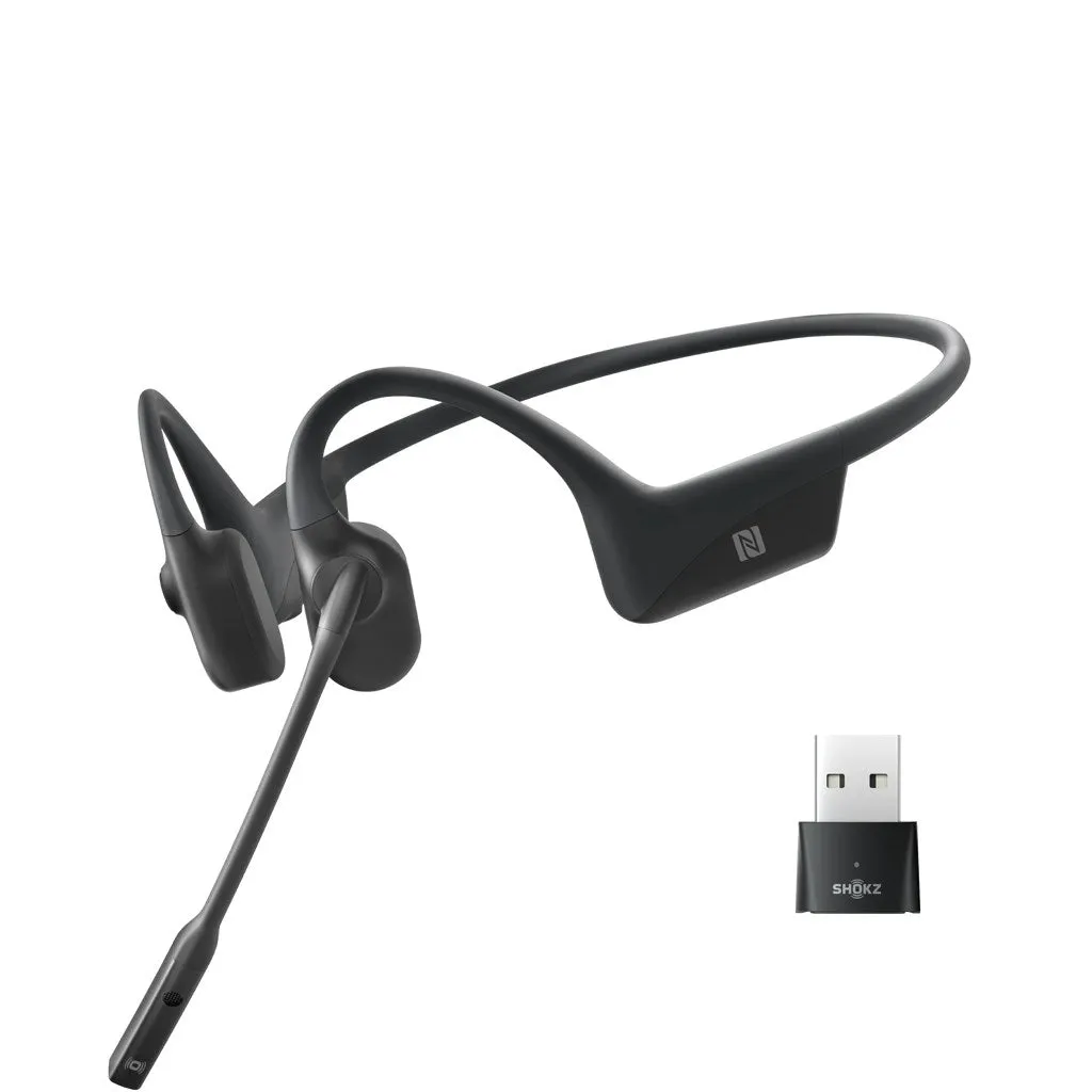 Shokz Opencomm Uc Headset Wireless Ear-Hook Office/Call Center Bluetooth Black