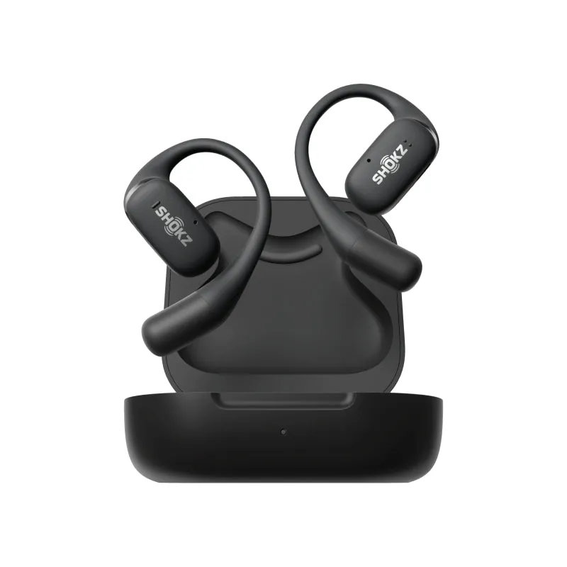 SHOKZ OpenFit Open Ear True Wireless Bone Conduction Earbuds - Black