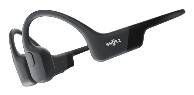 Shokz Openrun Black Bluetooth Wireless Bone Conduction Headset