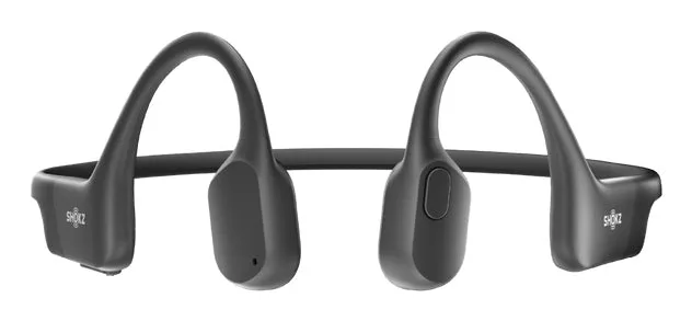 Shokz Openrun Black Bluetooth Wireless Bone Conduction Headset