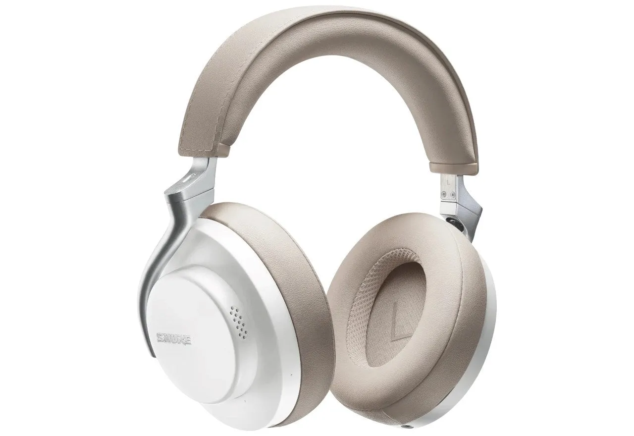 Shure Sbh2350-Wh-Efs - Professional Wireless Headphones Aonic 50 With Anc System (White)