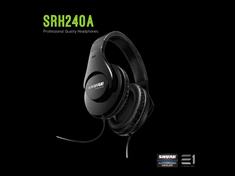 Shure SRH240A (Closed-back) Over-ear Headphones