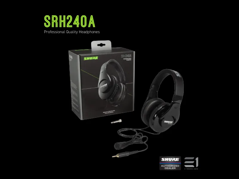 Shure SRH240A (Closed-back) Over-ear Headphones