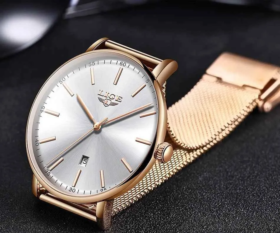 Simple Watches For Women's Quartz Casual Fashion Mesh 9908