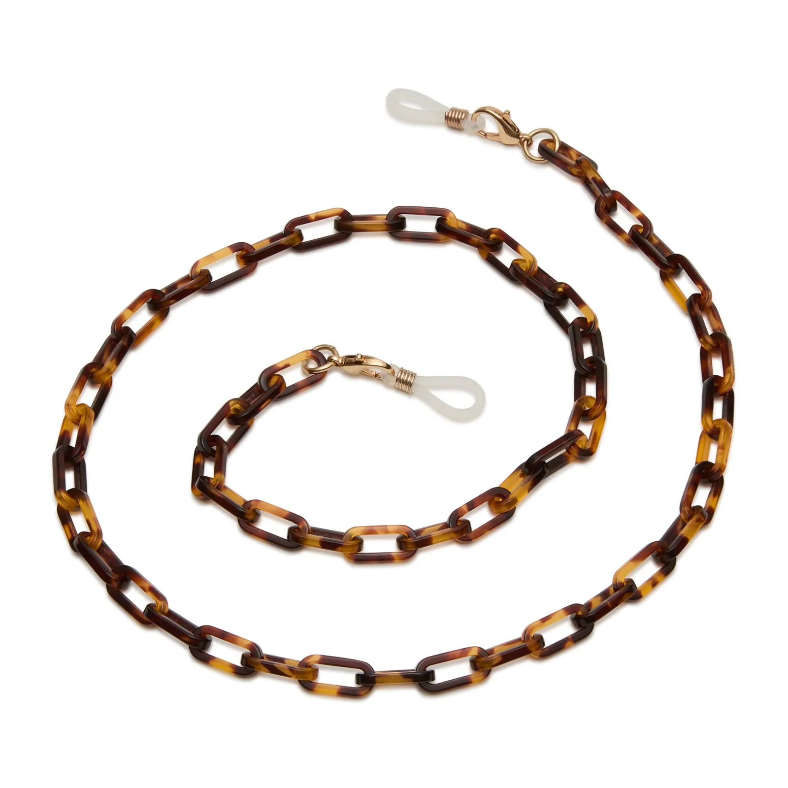 Small Acetate Chain - Rich Tortoise