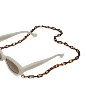 Small Acetate Chain - Rich Tortoise