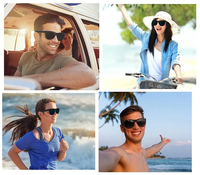 Smart Bluetooth 5.3 U.V. Sunglasses with Built-In Headphones – Seamless Music & Hands-Free Calling for Active Lifestyles