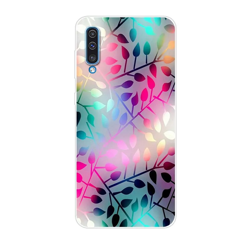 Soft Silicone TPU Case For Samsung Galaxy A50 Cases 6.4'' 2019 Fashion Back Case For Samsung A50 A 50 A505 A505F Phone Cover