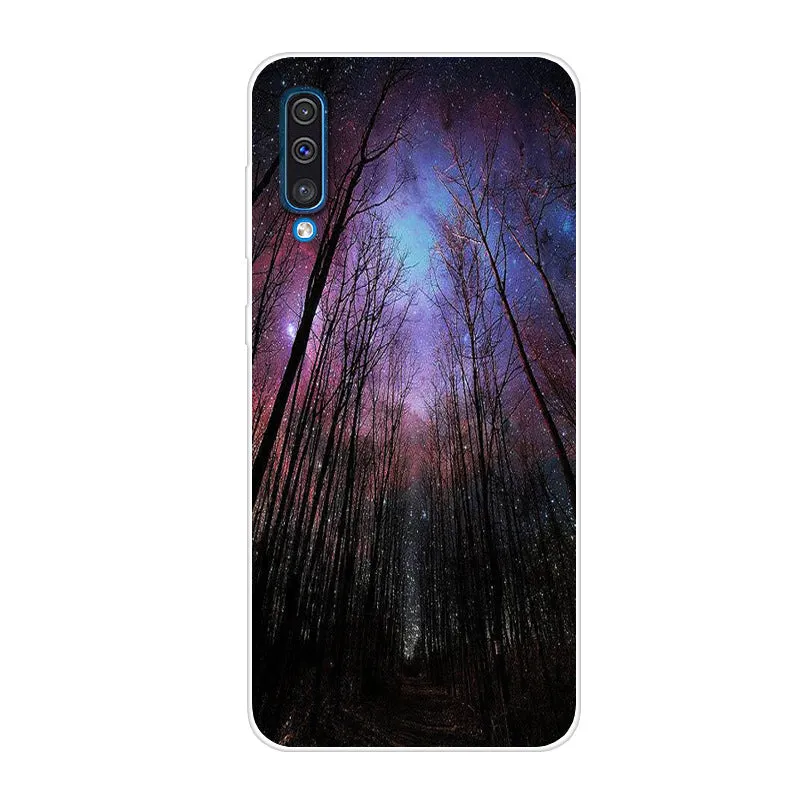 Soft Silicone TPU Case For Samsung Galaxy A50 Cases 6.4'' 2019 Fashion Back Case For Samsung A50 A 50 A505 A505F Phone Cover