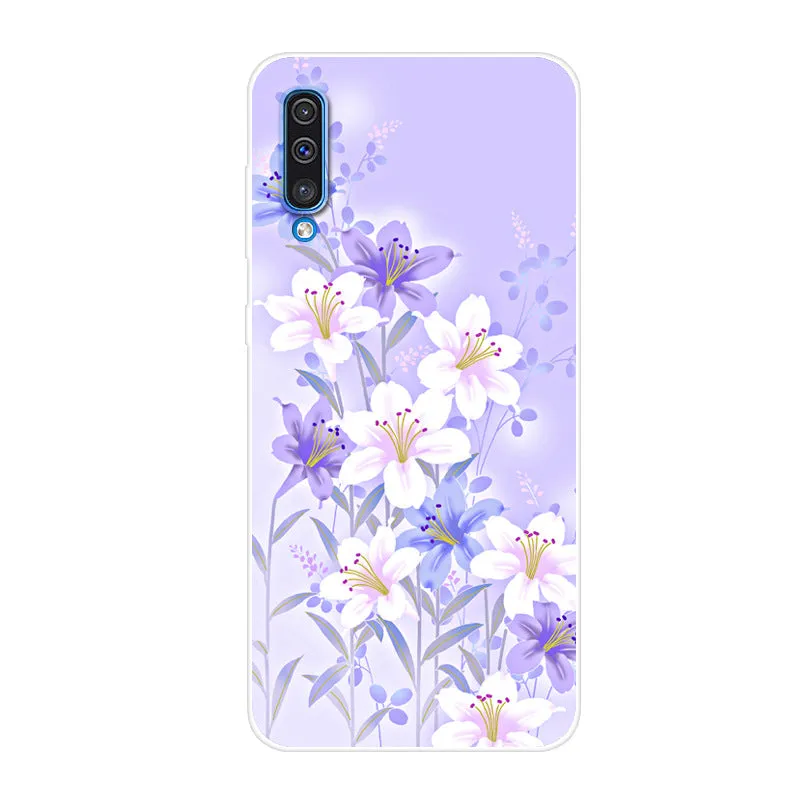 Soft Silicone TPU Case For Samsung Galaxy A50 Cases 6.4'' 2019 Fashion Back Case For Samsung A50 A 50 A505 A505F Phone Cover