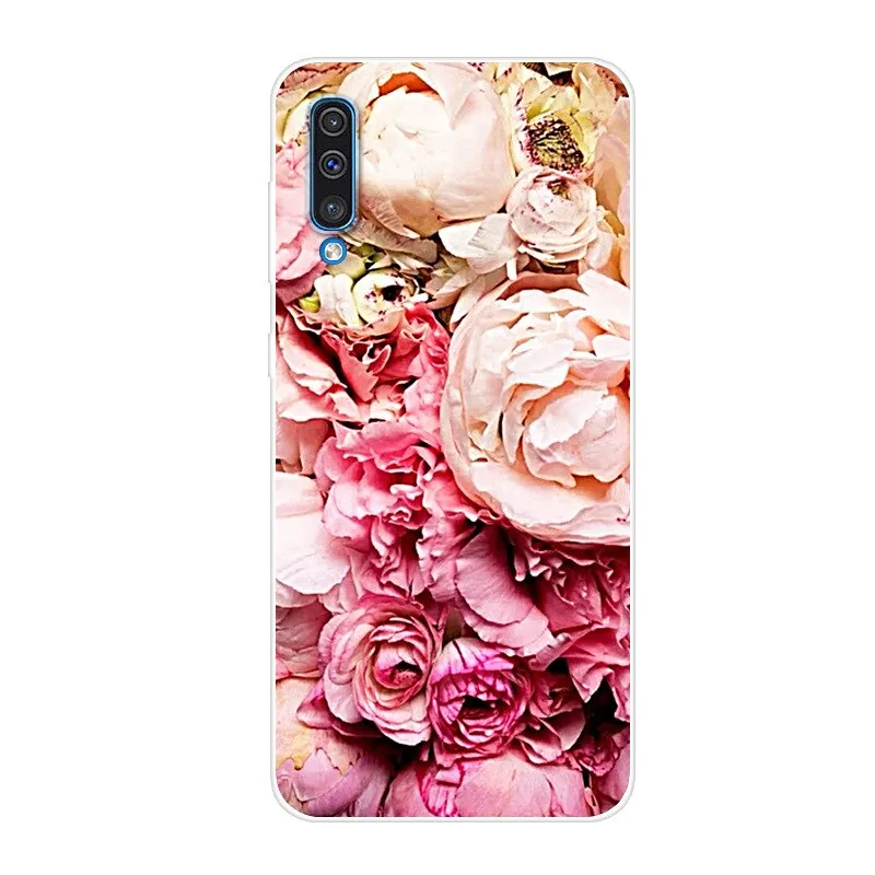 Soft Silicone TPU Case For Samsung Galaxy A50 Cases 6.4'' 2019 Fashion Back Case For Samsung A50 A 50 A505 A505F Phone Cover