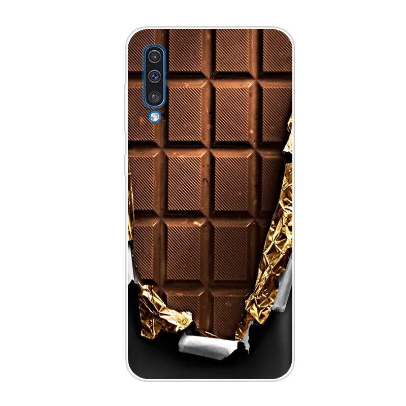 Soft Silicone TPU Case For Samsung Galaxy A50 Cases 6.4'' 2019 Fashion Back Case For Samsung A50 A 50 A505 A505F Phone Cover