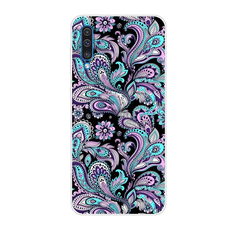 Soft Silicone TPU Case For Samsung Galaxy A50 Cases 6.4'' 2019 Fashion Back Case For Samsung A50 A 50 A505 A505F Phone Cover