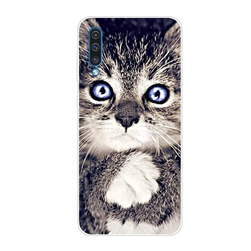 Soft Silicone TPU Case For Samsung Galaxy A50 Cases 6.4'' 2019 Fashion Back Case For Samsung A50 A 50 A505 A505F Phone Cover