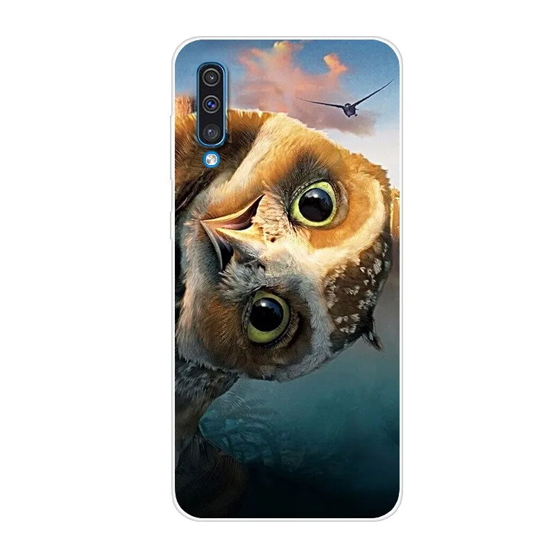 Soft Silicone TPU Case For Samsung Galaxy A50 Cases 6.4'' 2019 Fashion Back Case For Samsung A50 A 50 A505 A505F Phone Cover