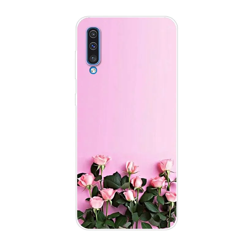 Soft Silicone TPU Case For Samsung Galaxy A50 Cases 6.4'' 2019 Fashion Back Case For Samsung A50 A 50 A505 A505F Phone Cover