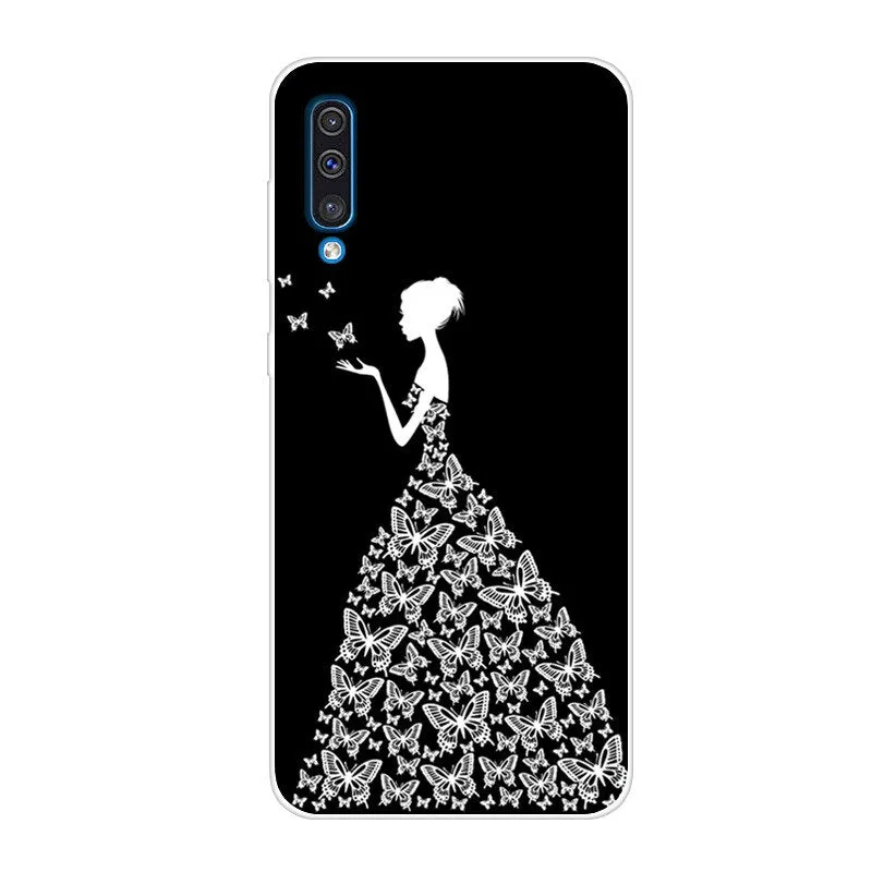 Soft Silicone TPU Case For Samsung Galaxy A50 Cases 6.4'' 2019 Fashion Back Case For Samsung A50 A 50 A505 A505F Phone Cover