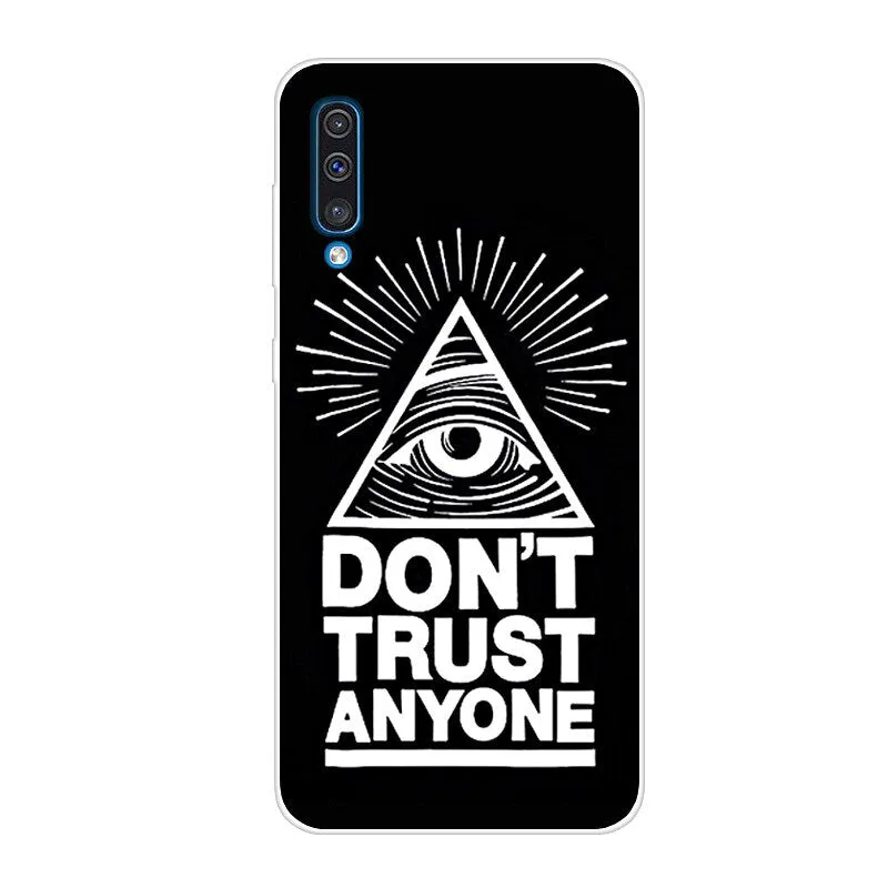 Soft Silicone TPU Case For Samsung Galaxy A50 Cases 6.4'' 2019 Fashion Back Case For Samsung A50 A 50 A505 A505F Phone Cover