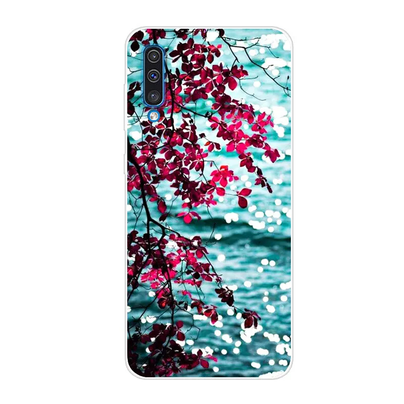 Soft Silicone TPU Case For Samsung Galaxy A50 Cases 6.4'' 2019 Fashion Back Case For Samsung A50 A 50 A505 A505F Phone Cover