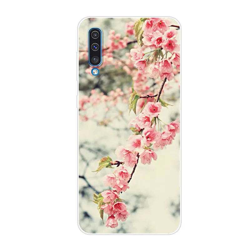 Soft Silicone TPU Case For Samsung Galaxy A50 Cases 6.4'' 2019 Fashion Back Case For Samsung A50 A 50 A505 A505F Phone Cover