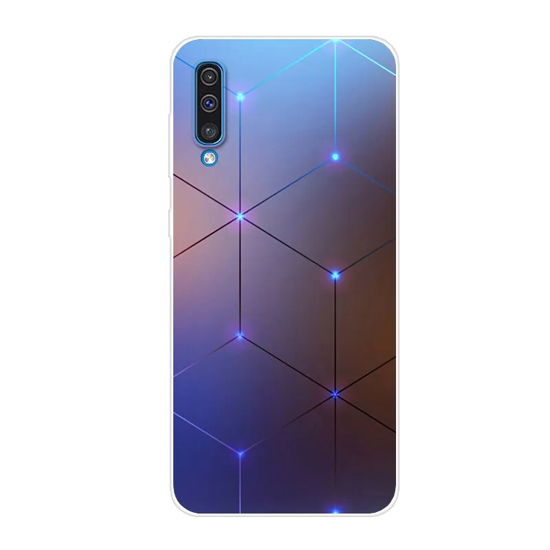 Soft Silicone TPU Case For Samsung Galaxy A50 Cases 6.4'' 2019 Fashion Back Case For Samsung A50 A 50 A505 A505F Phone Cover