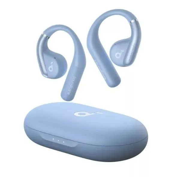 Sousoundcore Open Design Wireless Headphones Aerofit Blue-Grey