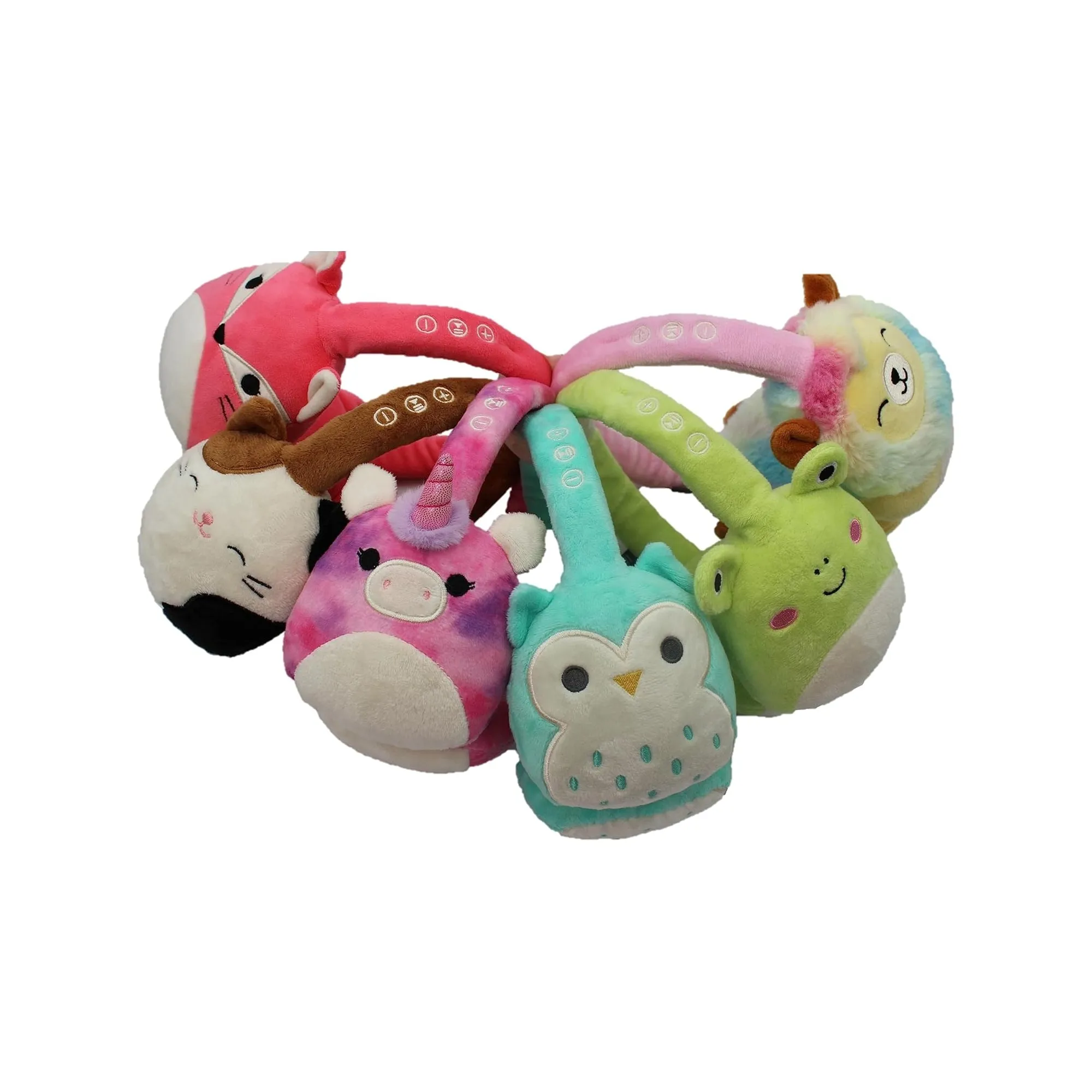 Squishmallows Lola The Unicorn Plush Bluetooth Headphones