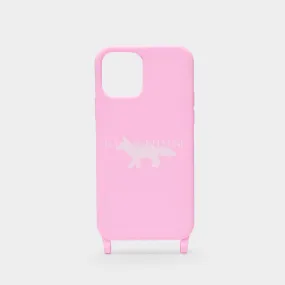 Stamp Iphone Case in Light Pink PVC