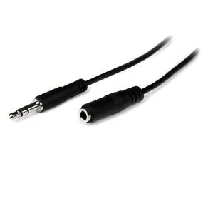 Startech.Com 2M Slim 3.5Mm Stereo Extension Audio Cable - Male / Female - Headphone Audio Extension Cable Cord - 2X Mini