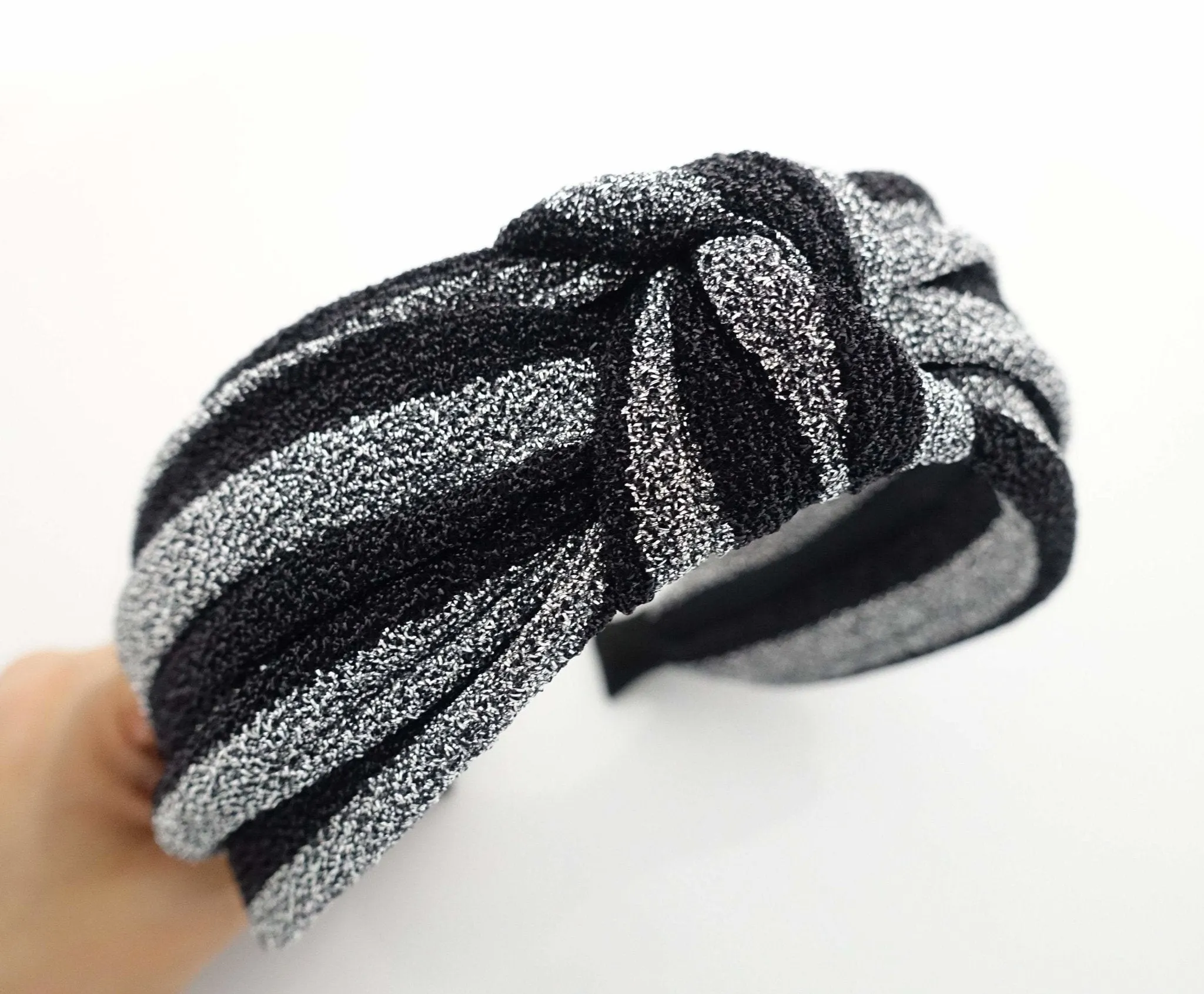 stripe knot headband, knotted headband women, stylish fashion hairband women hair accessory