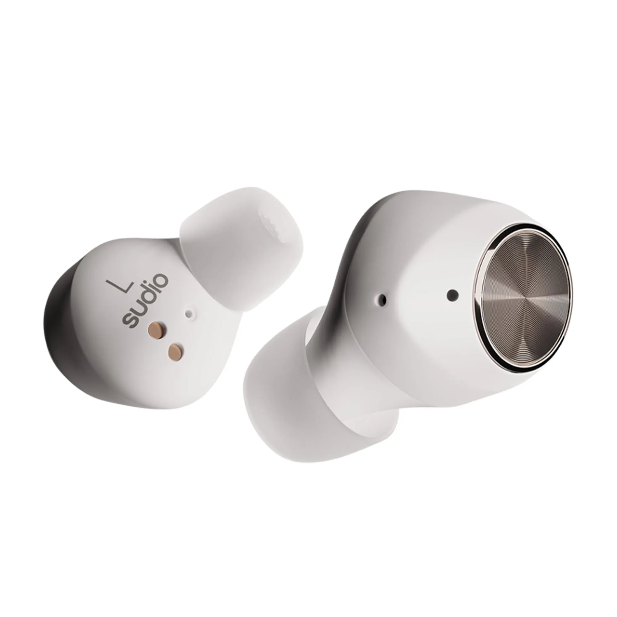 Sudio Wireless Earphone T2 Active Noise Cancellation & Clear Dynamic Sound - White (Barcode: 7350071384121 )