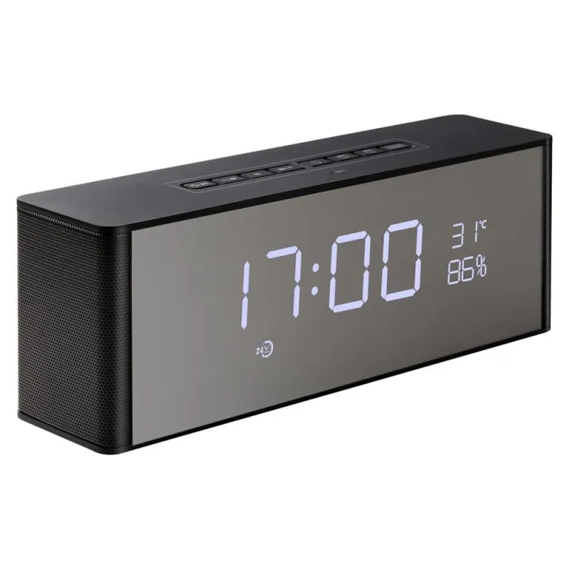 Super Bass Bluetooth Speaker with Alarm Clock