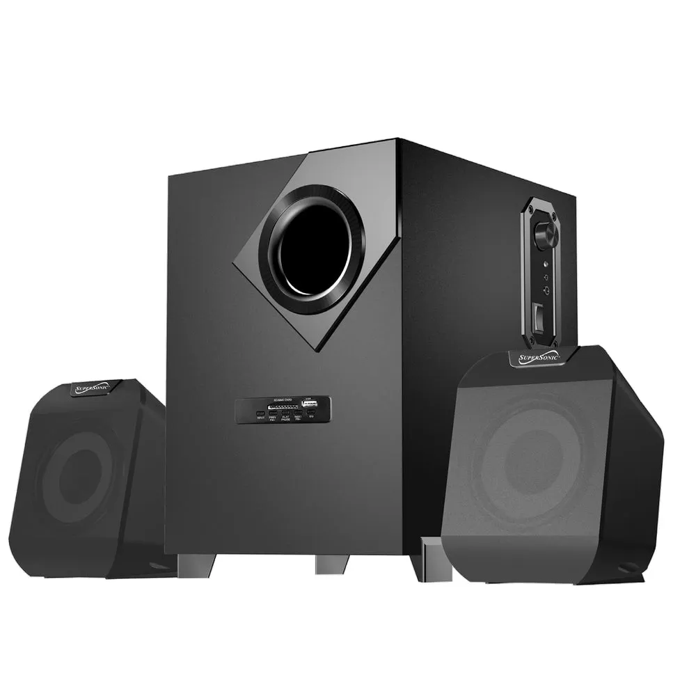 Supersonic Bluetooth Multimedia Speaker System - Black