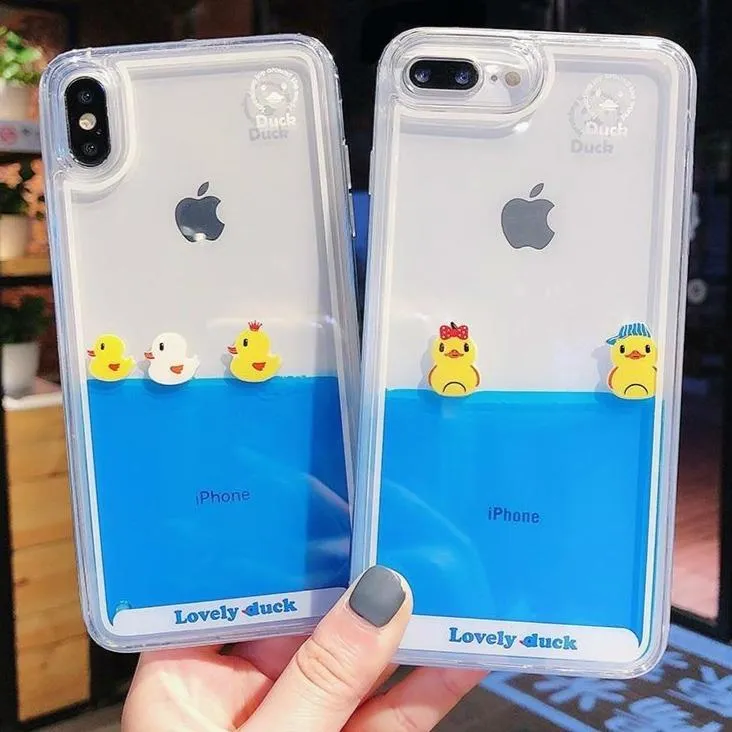 Swimming Duck iPhone Case