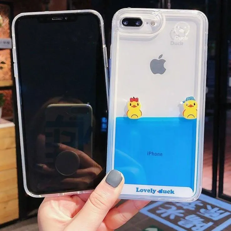 Swimming Duck iPhone Case