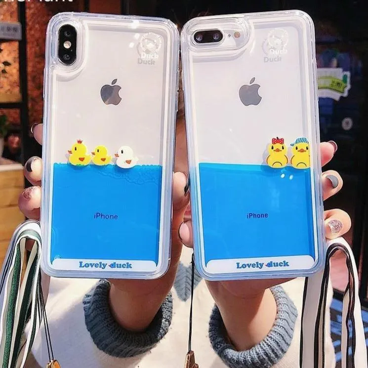 Swimming Duck iPhone Case