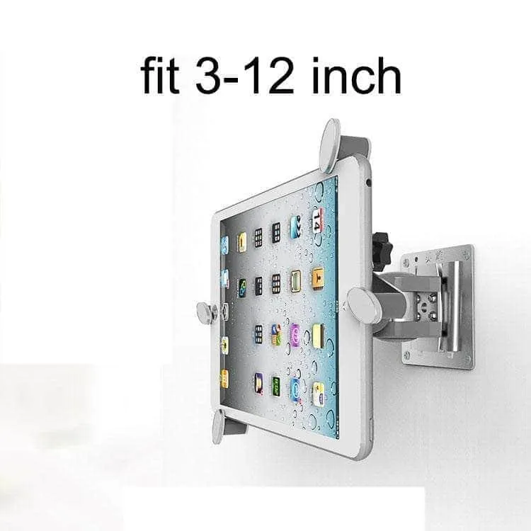 Tablet Wall Mount 4 to 12 inch Universal Adjustable Hanging Bracket Stand