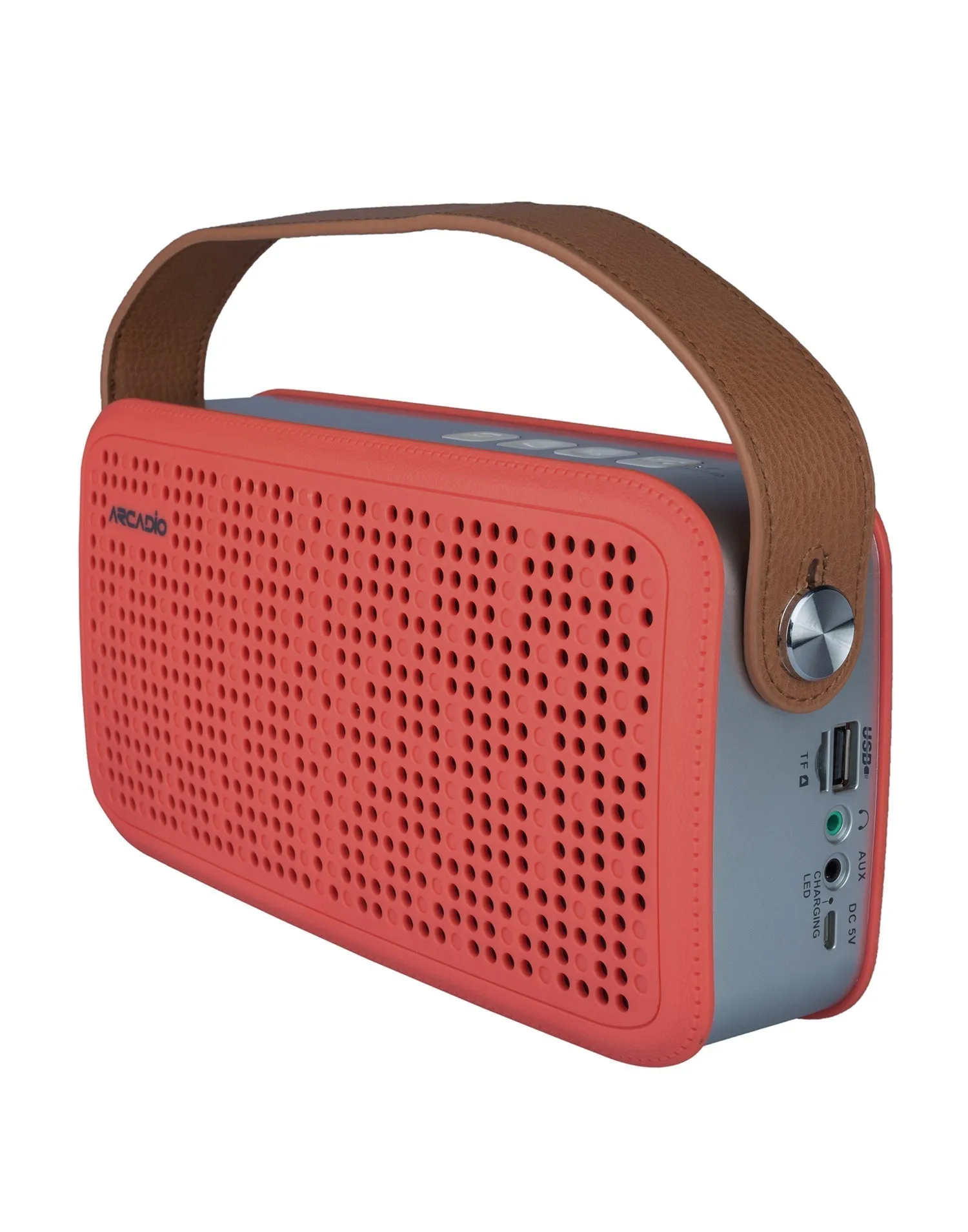 THUNDER - Portable Bluetooth Speaker - Coral Pink