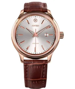 Tiro Swiss Men's Watch Rose Silver Brown J4.202.L