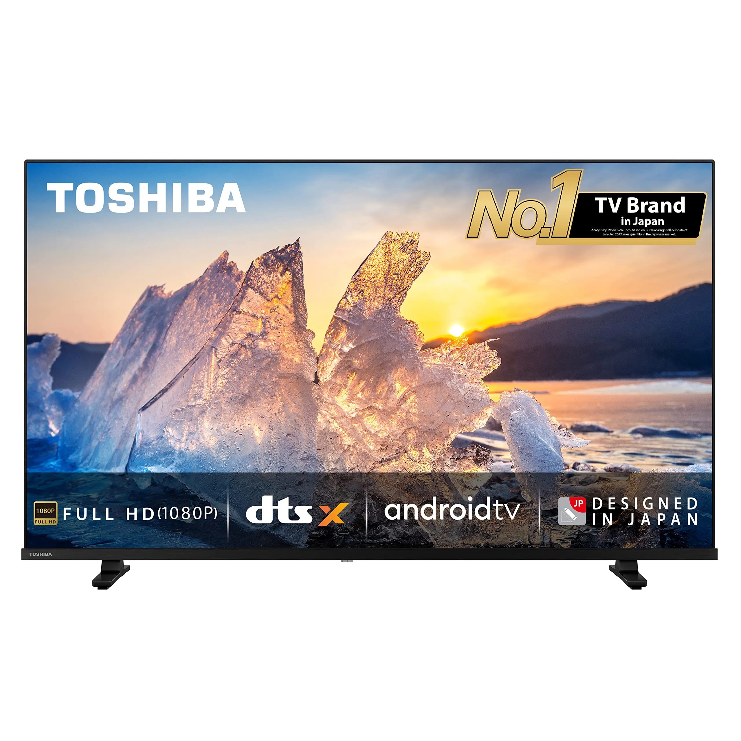 TOSHIBA 108 cm (43 inches) V Series Full HD Smart Android LED TV 43V35MP (Black)