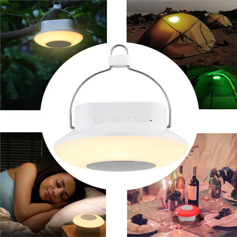 Touch Control LED Camping Light Bluetooth Speaker