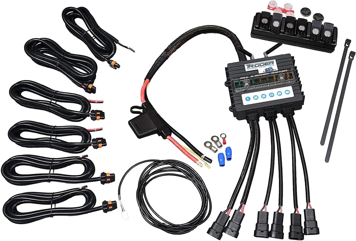 TRIGGER 6 SHOOTER WIRELESS LIGHTING CONTROLLER - 6 CONTROLLER OUTPUTS