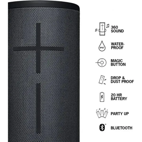 Ultimate Ears Megaboom 3 Portable Wireless Bluetooth Speaker