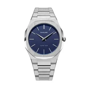 Unisex Ultra Thin Blue 38mm Watch