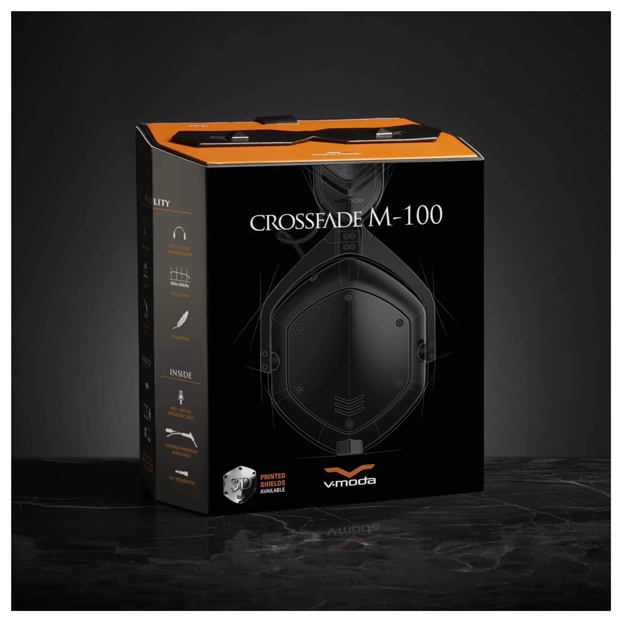 V-Moda Crossfade M-100 Headphones - Matte Black